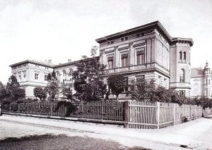 Gebäude des Friedrich-Wilhelms-Gymnasiums in der heutigen Puschkinpromenade