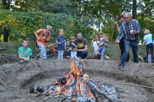 Herbst im Tertiärwald - am Lagerfeuer (Oktober 2018)